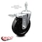 Service Caster 5 Inch Soft Rubber Wheel Swivel 10mm Stem Caster with Total Lock Brake SCC SCC-TSTTL20S514-SRS-M1015 - alternate 4